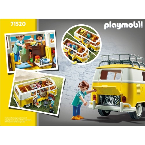 Playmobil Vw T1 Camping Bus - Κίτρινο 71520 4008789715203
