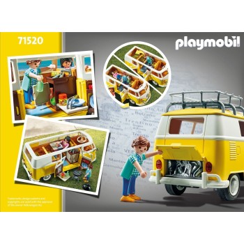 Playmobil Vw T1 Camping Bus - Κίτρινο 71520 4008789715203