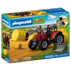 Playmobil Country Μεγάλο Τρακτέρ Με Μπάλες Σανού 72305 4008789723055