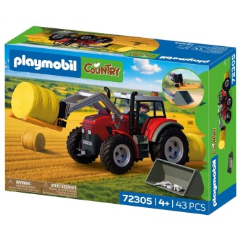 Playmobil Country Gro?er Traktor Mit Heuballen 72305 4008789723055