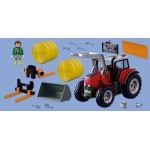 Playmobil Country Gro?er Traktor Mit Heuballen 72305 4008789723055