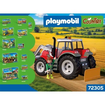 Playmobil Country Gro?er Traktor Mit Heuballen 72305 4008789723055