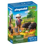 Playmobil Farmer With Potbellied Pig 72171 4008789721716
