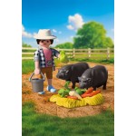 Playmobil Αγρότης Με Βιετναμέζικα Γουρουνάκια 72171 4008789721716