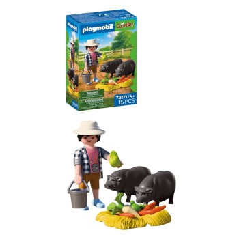 Playmobil Αγρότης Με Βιετναμέζικα Γουρουνάκια 72171 4008789721716