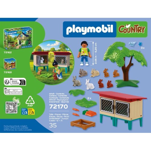 Playmobil Country Rabbit Hutch 72170 4008789721709