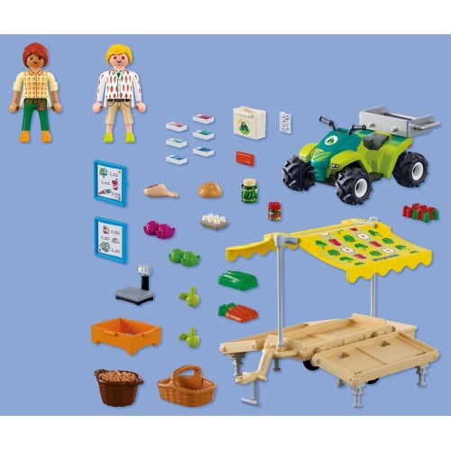 Playmobil Υπαίθριος Πάγκος Λαχανικών 72164 4008789721648