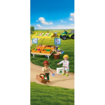 Playmobil Υπαίθριος Πάγκος Λαχανικών 72164 4008789721648