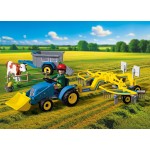 Playmobil Small Tractor With Hay Swather 72163 4008789721631