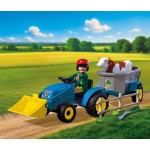 Playmobil Small Tractor With Hay Swather 72163 4008789721631