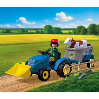 Playmobil Μικρό Τρακτέρ Με Χορτοσυλλέκτη 72163 4008789721631