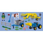 Playmobil Small Tractor With Hay Swather 72163 4008789721631