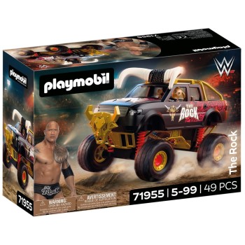 Playmobil Wwe® Το Φορτηγό Του Rock 71955 4008789719553