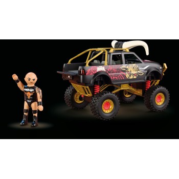 Playmobil Wwe® Το Φορτηγό Του Rock 71955 4008789719553