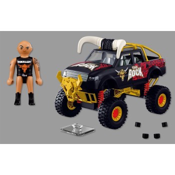 Playmobil Wwe® Το Φορτηγό Του Rock 71955 4008789719553
