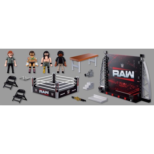 Playmobil Wwe® Raw Ring Collectors Set 71956 4008789719560
