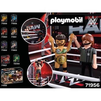 Playmobil Wwe® Raw Ring Collectors Set 71956 4008789719560