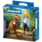 Playmobil Duo Pack Εξερευνήτρια Και T-rex 72172 4008789721723