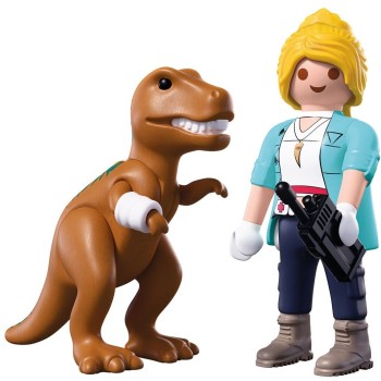 Playmobil Duo Pack Εξερευνήτρια Και T-rex 72172 4008789721723