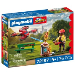 Playmobil Drone Πυροσβεστικής 72197 4008789721976