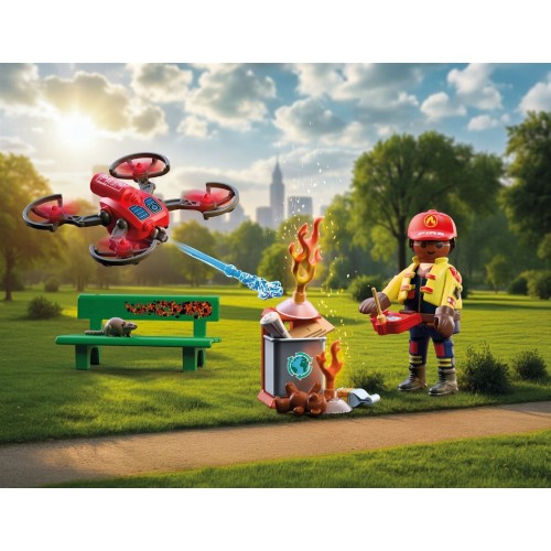 Playmobil Drone Πυροσβεστικής 72197 4008789721976