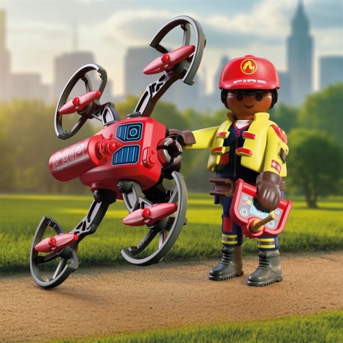 Playmobil Firefighting Drone 72197 4008789721976