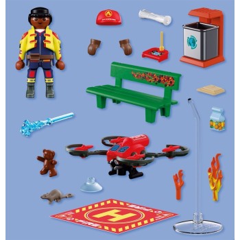 Playmobil Firefighting Drone 72197 4008789721976
