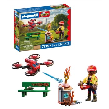 Playmobil Drone Πυροσβεστικής 72197 4008789721976