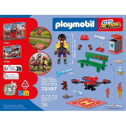 Playmobil Firefighting Drone 72197 4008789721976