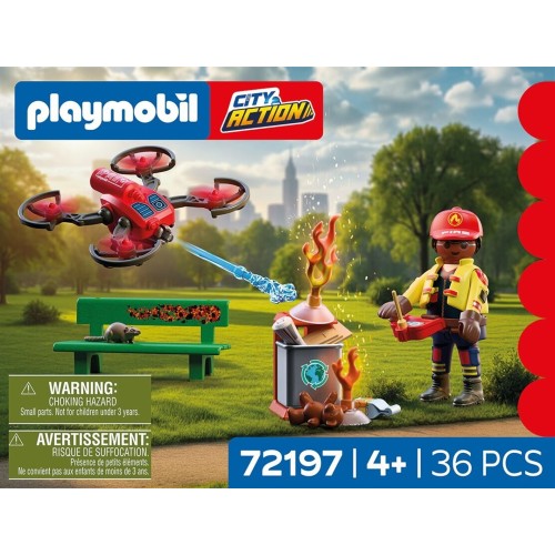 Playmobil Drone Πυροσβεστικής 72197 4008789721976