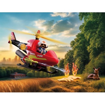 Playmobil Firefighting Helicopter 72196 4008789721969
