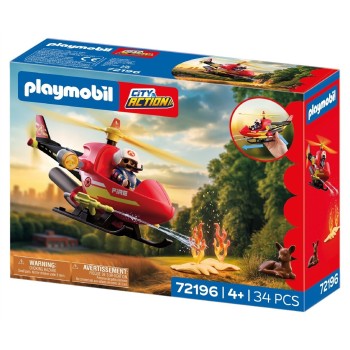 Playmobil Firefighting Helicopter 72196 4008789721969