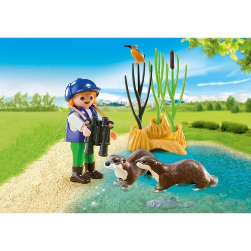 Playmobil Young Explorer With Otters 5376 4008789053763