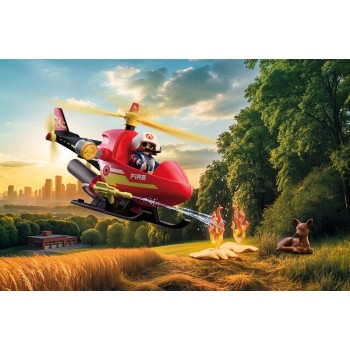 Playmobil Firefighting Helicopter 72196 4008789721969