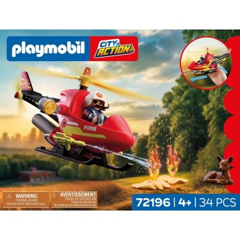 Playmobil Firefighting Helicopter 72196 4008789721969