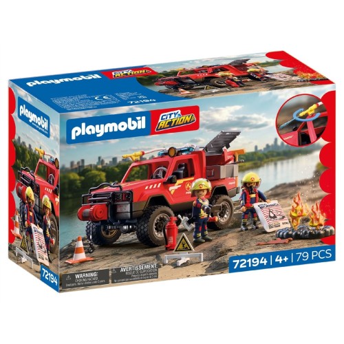 Playmobil Fire Pickup Truck 72194 4008789721945