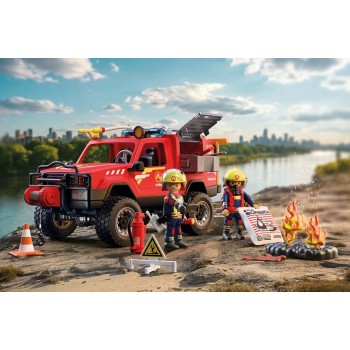 Playmobil Fire Pickup Truck 72194 4008789721945