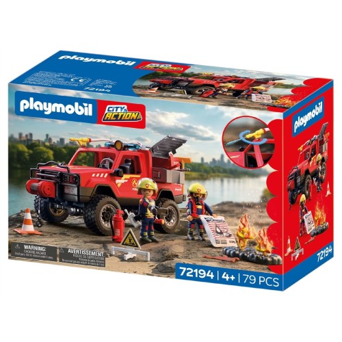 Playmobil Fire Pickup Truck 72194 4008789721945