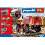 Playmobil Fire Pickup Truck 72194 4008789721945