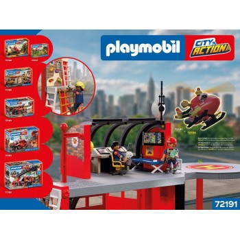 Playmobil Πυροσβεστικός Σταθμός 72191 4008789721914