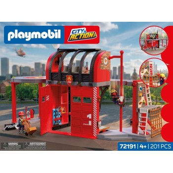 Playmobil Πυροσβεστικός Σταθμός 72191 4008789721914