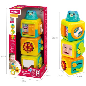 Winfun Activity Cube Play Animal With Lights And Sounds  403310 5204275403305