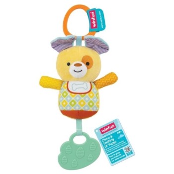 Winfun Chime & Teething Lil' Puppy Hanging Rattle With Teether (0+ Months) 403324 5204275033243
