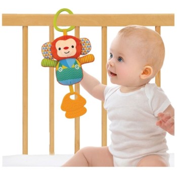 Winfun Chime & Teething Κρεμαστή Κουδουνίστρα Με Μασητικό Για 0+ Μηνών Lil' Monkey 403323 5204275033236