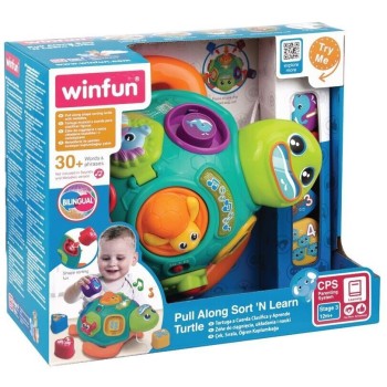 Winfun Συρόμενη Χελώνα Pull Along Sort ‘N Learn Turtle   403321 5204275033212
