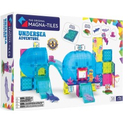 magna tiles Magna-tiles undersea adventure 58 τεμάχια – μαγνητικά πλακίδια stem με βυθό 262058UA 850025176835