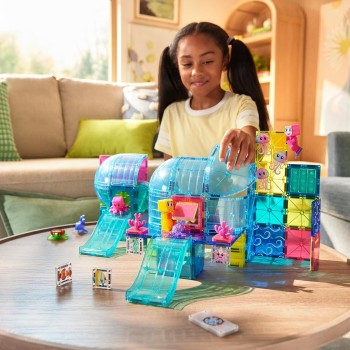 magna tiles Magna-tiles Undersea Adventure 58-piece Magnetic Construction Set, The Orig 262058UA 850025176835