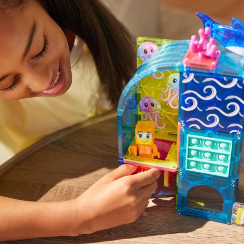 magna tiles Magna-tiles Undersea Adventure 58-piece Magnetic Construction Set, The Orig 262058UA 850025176835