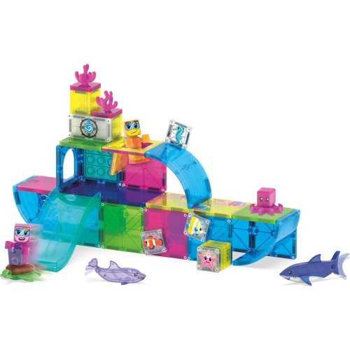 magna tiles Magna-tiles undersea adventure 58 τεμάχια – μαγνητικά πλακίδια stem με βυθό 262058UA 850025176835