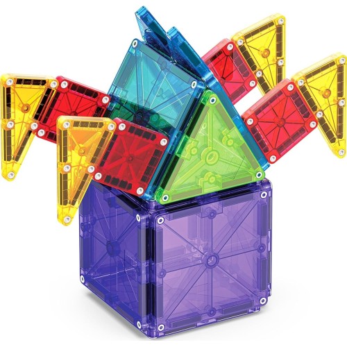 magna tiles Magna-tiles combo 46 τεμάχια – μαγνητικά πλακίδια stem κλασσικά & micromags 244046COM 850025176453